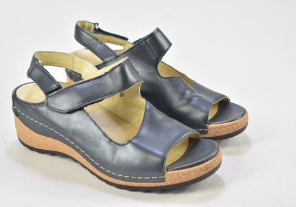 Waldläufer Damen Sandale Sandalette UK 3,5 Nr. 24-SD 2086-Schuh-Gebraucht-secondhand