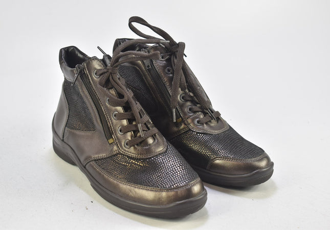 Waldläufer Damen Stiefelette Boots UK 4,5 Nr. 24-B 1656-Schuh-Gebraucht-secondhand
