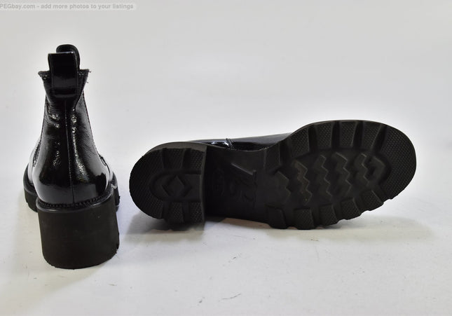 Paul Green Damen Stiefelette Boots UK 7 Nr. 24-B 5945-Schuh-Gebraucht-secondhand