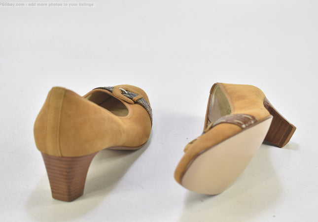Hassia Venezia Damen Pumps High Heels UK 5,5 Nr. 25-J 405-Schuh-Gebraucht-secondhand