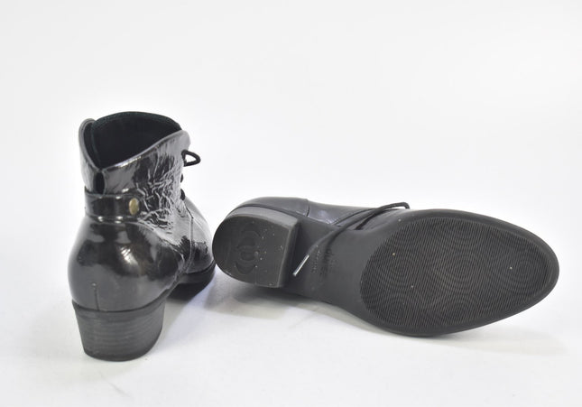 Durea Damen Stiefelette Boots UK 4,5 Nr. 24-J 2259-Schuh-Gebraucht-secondhand