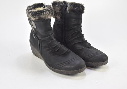 Rieker Damen Stiefelette Boots EUR 38 Nr. 24-F 3391-Schuh-Gebraucht-secondhand