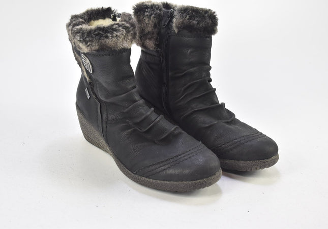 Rieker Damen Stiefelette Boots EUR 38 Nr. 24-F 3391-Schuh-Gebraucht-secondhand