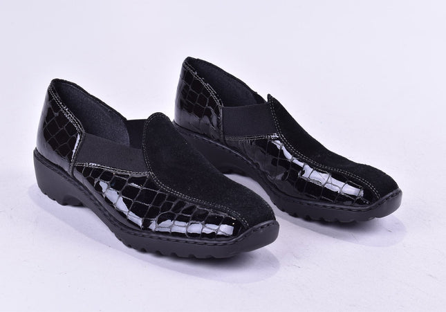 Rieker Damen Halbschuhe Slipper Ballerinas EUR 37 Nr. 24-F 777-Schuh-Gebraucht-secondhand