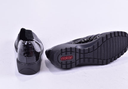 Rieker Damen Halbschuhe Slipper Ballerinas EUR 37 Nr. 24-F 777-Schuh-Gebraucht-secondhand