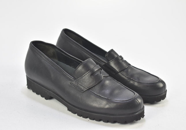 Semler Damen Halbschuhe Slipper Ballerinas UK 4,5 Nr. 24-J 4117-Schuh-Gebraucht-secondhand