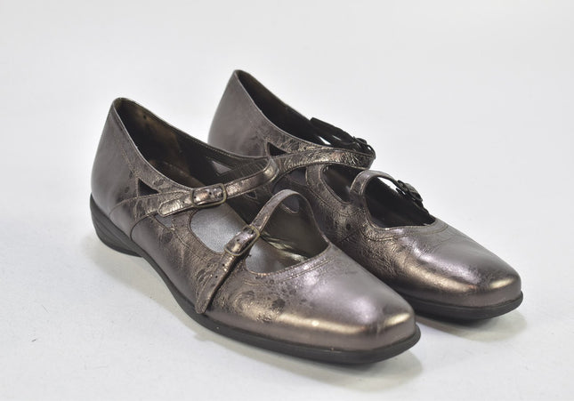 Durea Damen Halbschuhe Slipper Ballerinas UK 7 Nr. 24-X 1371-Schuh-Gebraucht-secondhand