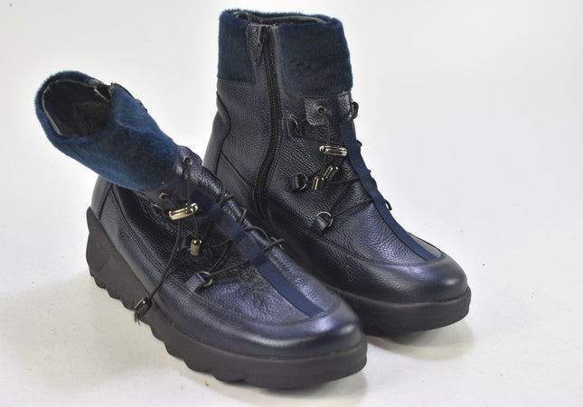 Waldläufer Damen Stiefelette Boots UK 4,5 Nr. 24-B 1662-Schuh-Gebraucht-secondhand