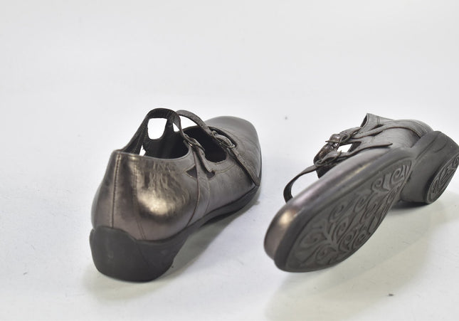 Durea Damen Halbschuhe Slipper Ballerinas UK 7 Nr. 24-X 1371-Schuh-Gebraucht-secondhand