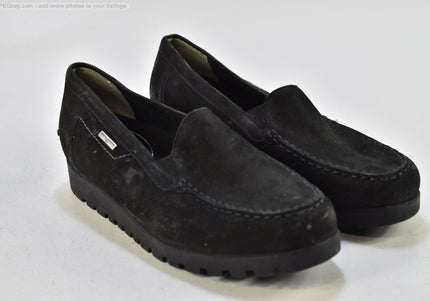 Waldläufer Damen Halbschuhe Slipper Ballerinas UK 5 Nr. 25-T 1188-gebrauchte Schuhe-Second hand-SchuhGebraucht