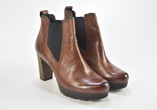 Paul Green Damen Stiefelette Boots UK 3,5 Nr. 24-M 5140-Schuh-Gebraucht-secondhand