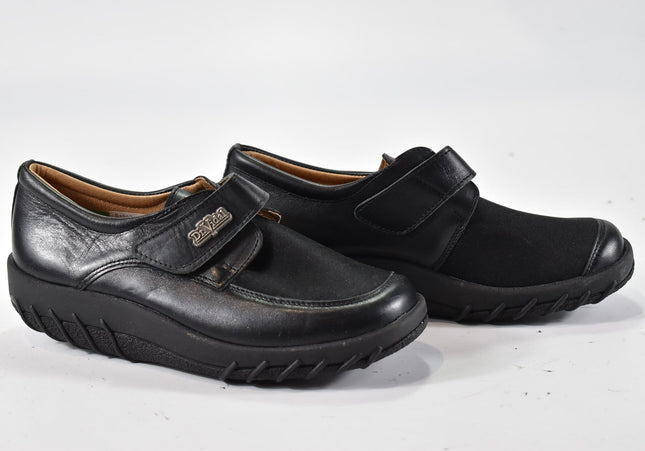 Florett Damen Halbschuhe Slipper Ballerinas UK 4 Nr. 24-M 2476-Schuh-Gebraucht-secondhand