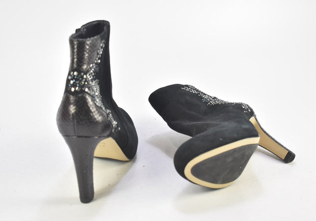 Högl Damen Stiefelette Boots UK 4,5 Nr. 24-F 1253-Schuh-Gebraucht-secondhand