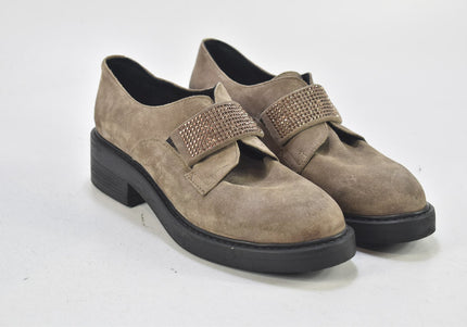 Manas Damen Halbschuhe Slipper Ballerinas EUR 40 Nr. 24-X 1372-Schuh-Gebraucht-secondhand