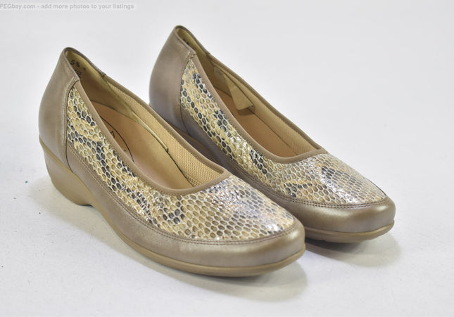 Waldläufer Damen Pumps High Heels UK 5,5 Nr. 25-F 1068-Schuh-Gebraucht-secondhand