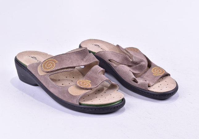 Rohde Damen Sandale Pantolette EUR 37 Nr. 24-SD 1115-Schuh-Gebraucht-secondhand