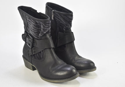 Marco Tozzi Damen Stiefelette Boots EUR 38 Nr. 24-F 3396-Schuh-Gebraucht-secondhand