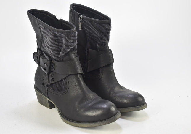 Marco Tozzi Damen Stiefelette Boots EUR 38 Nr. 24-F 3396-Schuh-Gebraucht-secondhand