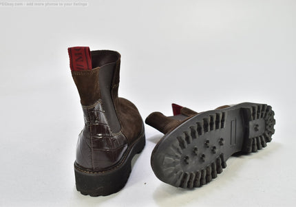 Marc O´Polo Damen Stiefelette Boots UK 3,5 Nr. 25-B 701-gebrauchte schuhe-second hand-SchuhGebraucht