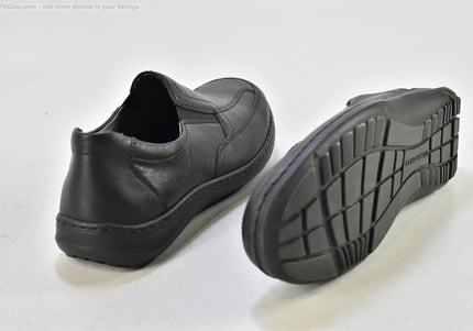 Waldläufer Herren Halbschuhe Slipper UK 7 Nr. 25-T 956-gebrauchte schuhe-second hand-SchuhGebraucht