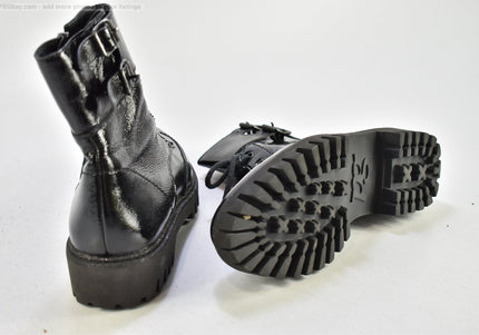 Paul Green Damen Stiefelette Boots UK 7 Nr. 24-B 6193-Schuh-Gebraucht-secondhand