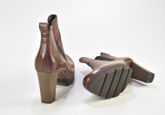 Paul Green Damen Stiefelette Boots UK 3,5 Nr. 24-M 5140-Schuh-Gebraucht-secondhand