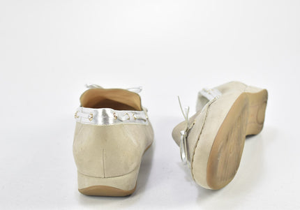 Hassia Damen Halbschuhe Slipper Ballerinas UK 7,5 Nr. 23-A 3321-Schuh-Gebraucht-secondhand