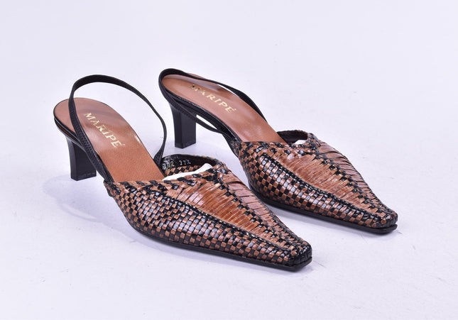 Maripé Damen Sandale Sandalette EUR 37,5 Nr. 24-SD 470-Schuh-Gebraucht-secondhand