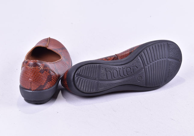 Hotter Damen Halbschuhe Slipper Ballerinas UK 4,5 Nr. 24-J 4832-Schuh-Gebraucht-secondhand