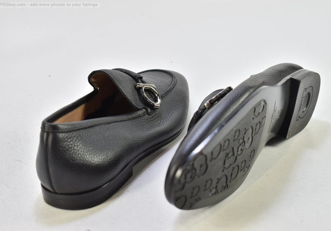 Salvatore Ferragamo Herren Halbschuhe Slipper UK 10 Nr. 25-T 962-gebrauchte schuhe-second hand-SchuhGebraucht