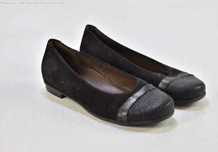 Waldläufer Damen Halbschuhe Slipper Ballerinas UK 6,5 Nr. 25-T 2221-gebrauchte Schuhe-second hand-SchuhGebraucht