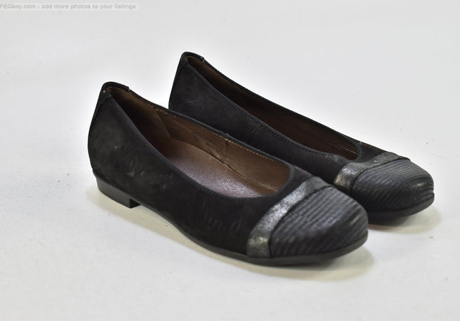 Waldläufer Damen Halbschuhe Slipper Ballerinas UK 6,5 Nr. 25-T 2221-gebrauchte Schuhe-second hand-SchuhGebraucht