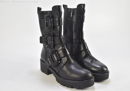 Bruno Premi Damen Stiefelette Boots EUR 37 Nr. 24-B 5181-Schuh-Gebraucht-secondhand