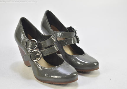 Clarks Damen Pumps High Heels UK 4,5 Nr. 25-J 421-Schuh-Gebraucht-secondhand