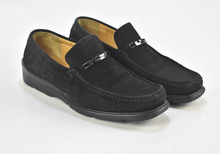 Bruno Magli Herren Halbschuhe Slipper UK 7,5 Nr. 24-J 3631-Schuh-Gebraucht-secondhand