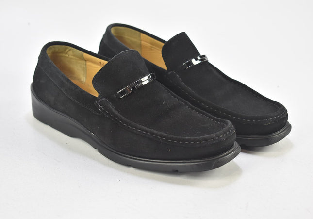 Bruno Magli Herren Halbschuhe Slipper UK 7,5 Nr. 24-J 3631-Schuh-Gebraucht-secondhand