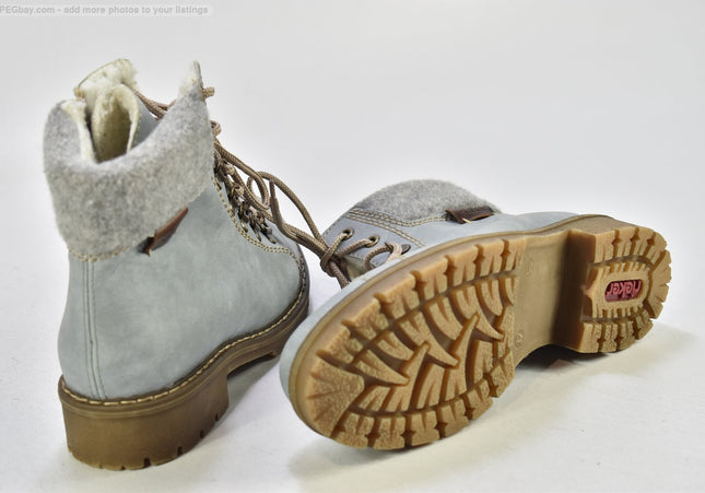 Rieker Damen Stiefelette Boots EUR 37 Nr. 25-B 712-gebrauchte schuhe-second hand-SchuhGebraucht