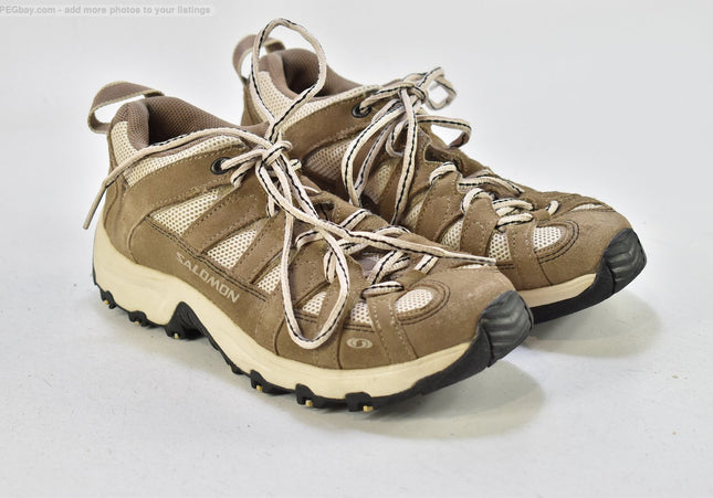 Salomon Damen Wanderschuhe Trekking EUR 39 1/3 Nr. 25-T 2225-gebrauchte Schuhe-second hand-SchuhGebraucht