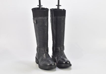 Damen Stiefel Stiefelette Boots EUR 38 Nr. 24-B 4254-Schuh-Gebraucht-secondhand