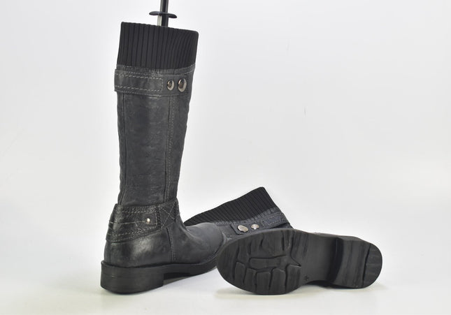 Damen Stiefel Stiefelette Boots EUR 38 Nr. 24-B 4254-Schuh-Gebraucht-secondhand