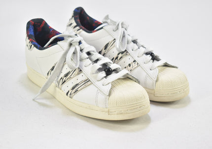 Adidas Superstar Herren Sportschuhe Sneaker EUR 40 2/3 Nr. 24-T 1633-Schuh-Gebraucht-secondhand