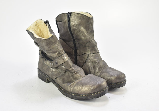 Rieker Damen Stiefelette Boots EUR 38 Nr. 24-F 3409-Schuh-Gebraucht-secondhand