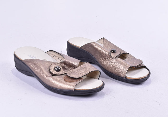 Rohde Damen Sandale Pantolette EUR 36 Nr. 24-SD 596-Schuh-Gebraucht-secondhand