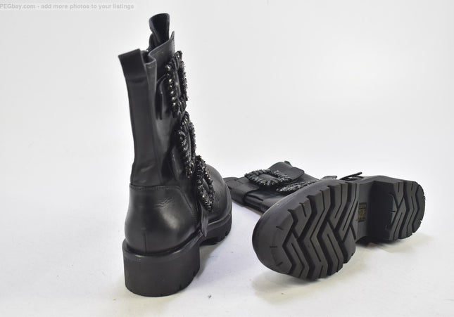 Bruno Premi Damen Stiefelette Boots EUR 37 Nr. 24-B 5181-Schuh-Gebraucht-secondhand