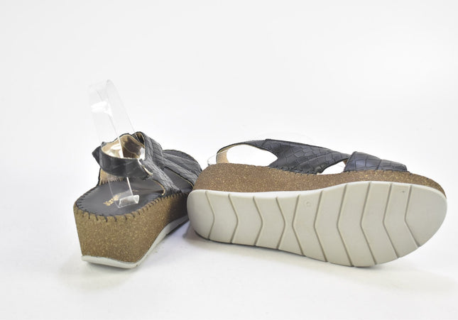 Jürgen Hirsch Damen Sandale Sandalette EUR 41 Nr. 24-SD 666-Schuh-Gebraucht-secondhand