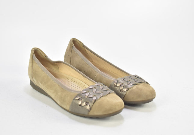 Gabor Damen Halbschuhe Slipper Ballerinas UK 4 Nr. 24-J 2620-Schuh-Gebraucht-secondhand