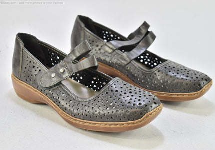 Rieker Damen Halbschuhe Slipper Ballerinas EUR 40 Nr. 25-Y 1295-SchuhGebraucht