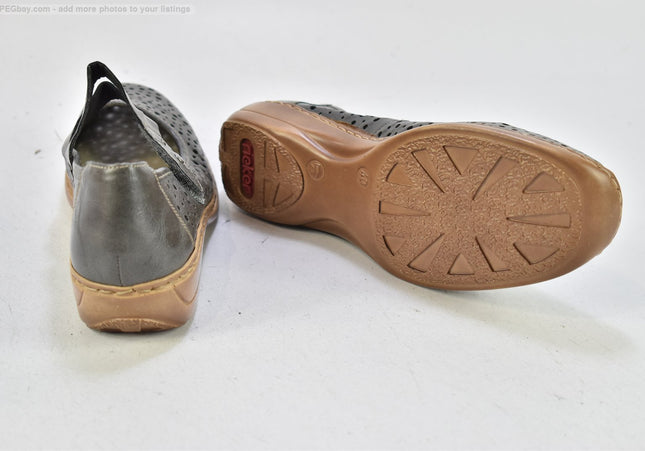 Rieker Damen Halbschuhe Slipper Ballerinas EUR 40 Nr. 25-Y 1295-SchuhGebraucht