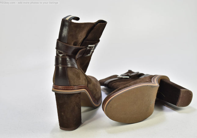 Marc O´Polo Damen Stiefelette Boots UK 4,5 Nr. 25-B 715-gebrauchte schuhe-second hand-SchuhGebraucht