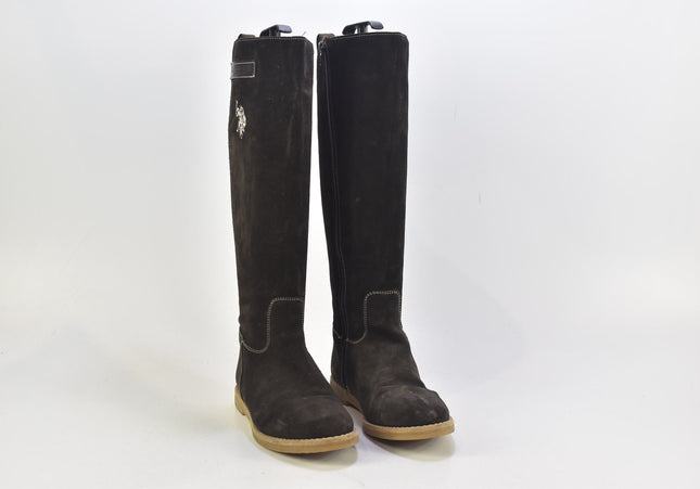 US Polo Assn Damen Stiefel Stiefelette Boots EUR 39 Nr. 24-B 4257-Schuh-Gebraucht-secondhand